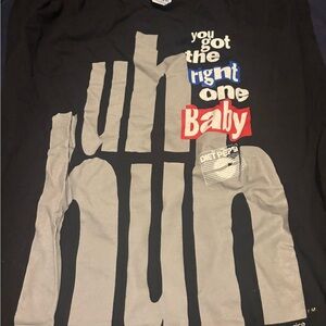 Vintage Black Short Sleeve Tee with Urban Graphic Design